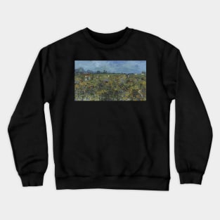 The Green Vineyard: 3 October 1888 | Art By Van Gogh Crewneck Sweatshirt